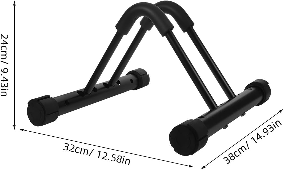 Kisangel Bike Floor Stand Rack for Parking Storage Upright Bicycle Holder for Road Bikes Mountain Bicycles Space Saving Design Home Garage Outdoor Use