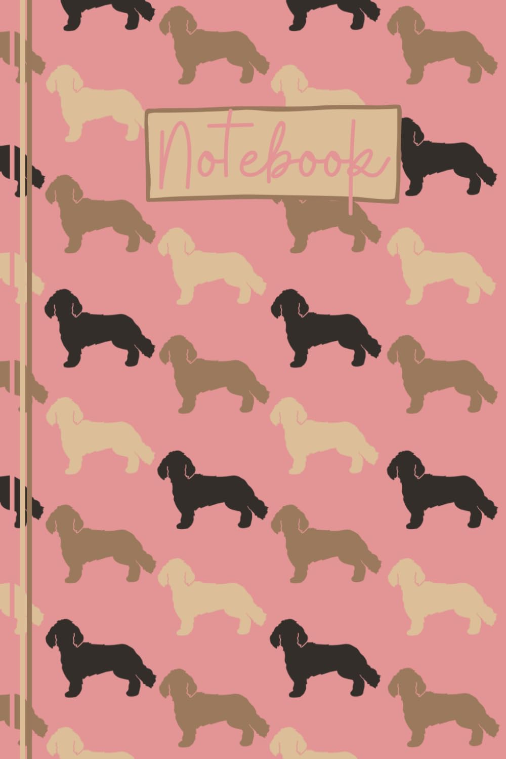Cockapoo Notebook: Cute Cockapoo Lined Journal, The Perfect Novelty Cockapoo Gift for a Dog Lover or Pet Owner - Pink