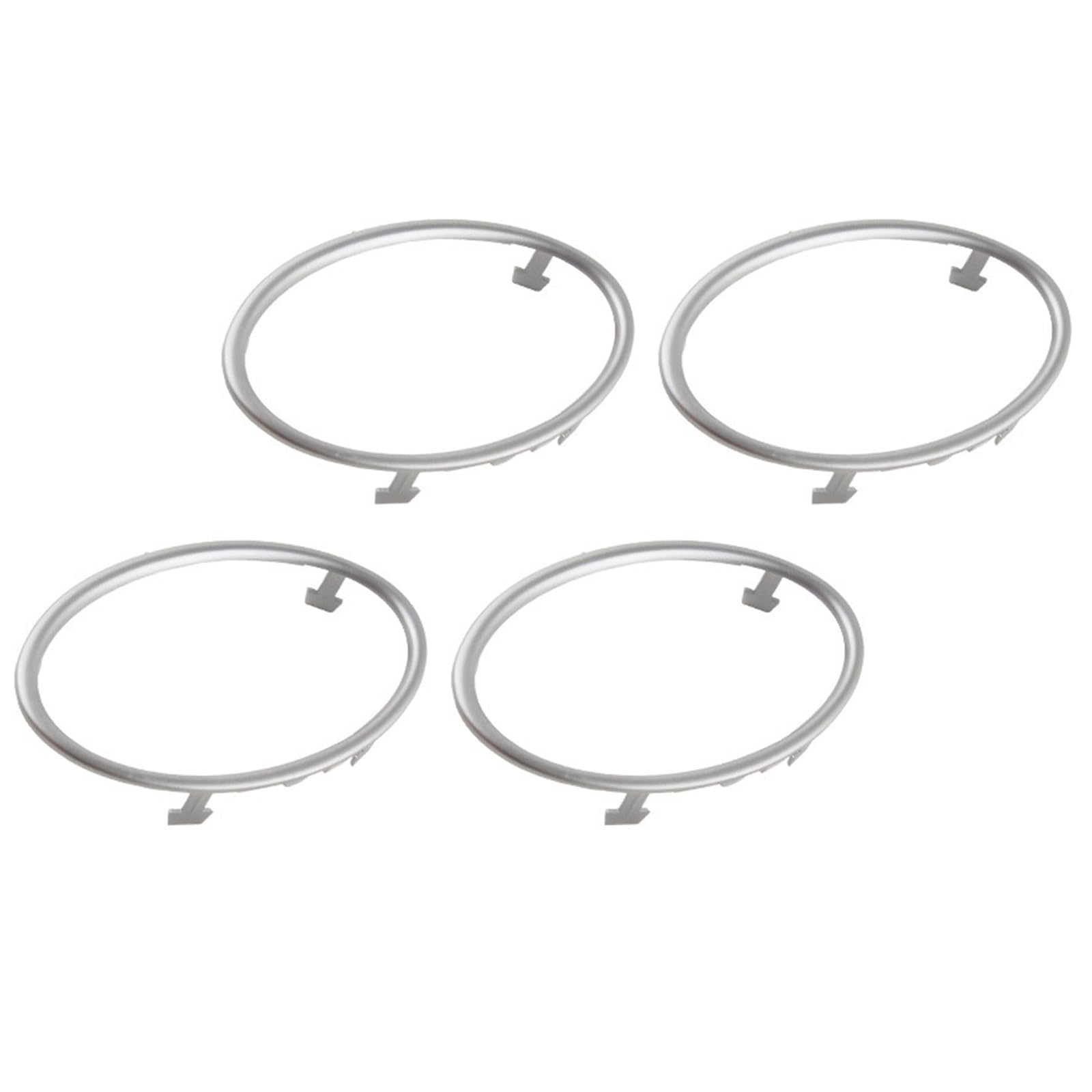 Car Interior Styling Aesthetics with Vent Outlet Decoration Circles Rings Sticker for Automotive Air Outlet Vent Enhancement