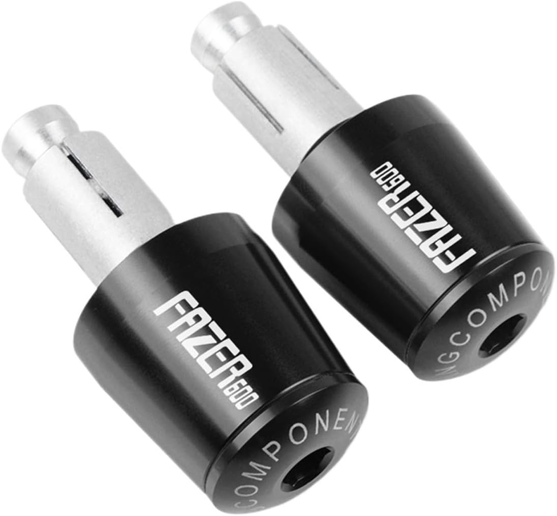 Motorcycle Handlebar Grips End Cap End Plug Compatible with Ya ma ha Faz Er600 Faze R600 FZ600 FAZ ER FZ6N 600 FZ6S Faze 2016-2020 Grips Bar Ends