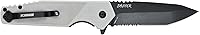 Vista 2 de Schrade Delta Class Shudder Carpeta de 8 pulgadas con hoja de acero AUS-10 de 3.5 pulgadas y mango de aluminio para EDC