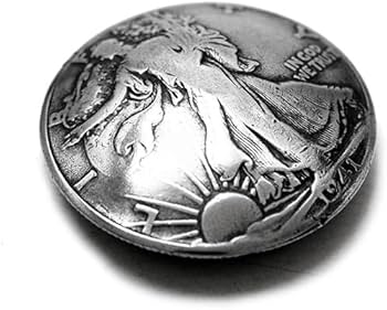 Amazon.co.jp: 本物 50セントコイン使用 ハーフダラー銀貨 直径31mm