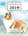 Produktbild 2019 Weekly Planner: Rough Collie - 12 Month Weekly Habit Tracker School Calendar Diary and Homework Organizer (Dog 2019 Weekly Calendar, Band 28)
