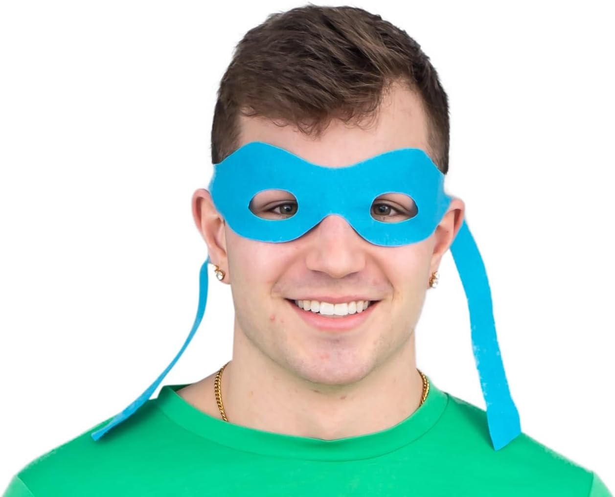 Teenage Mutant Ninja Turtles Halloween Costume Cosplay 4 Felt Eye Masks - Image 8