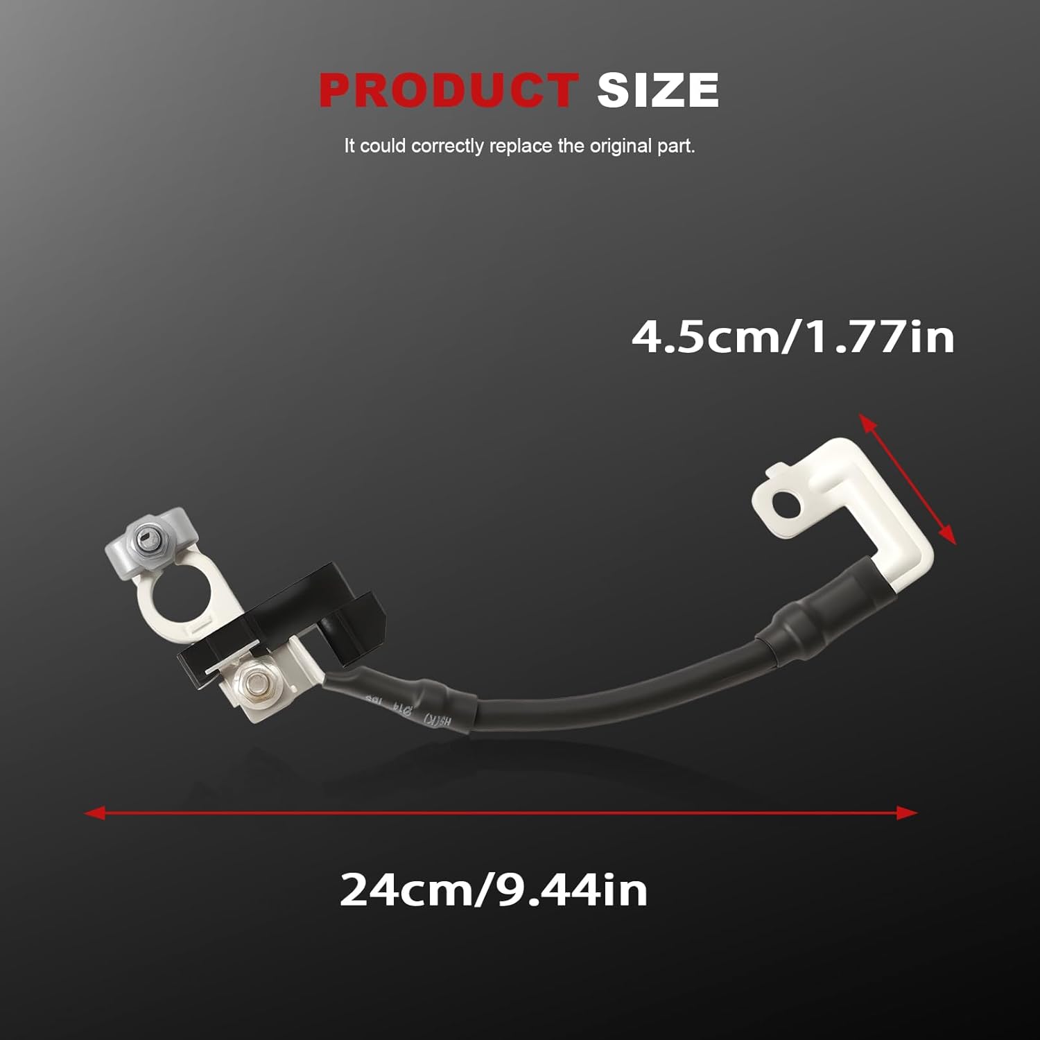 Negative Battery Cable for Forte 2014-2018, Forte Koup 2014-2016, Forte5 2014-2018 37180A7000 Battery Sensor Assembly