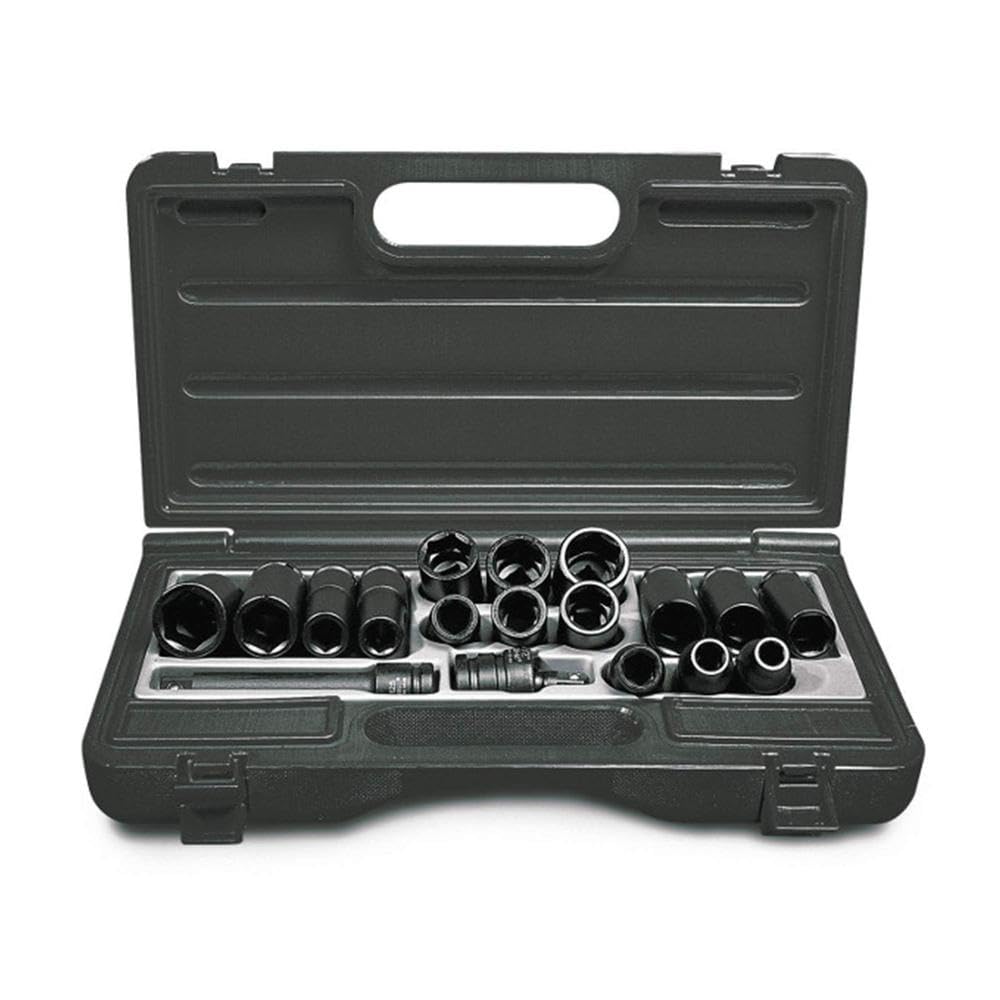 Ingersoll Rand SK4M14LN - 1/2" Jeu de Douilles Universelles à Entraînement Métrique (14 pièces)), Kit de Douilles Longues pour l'Automobile