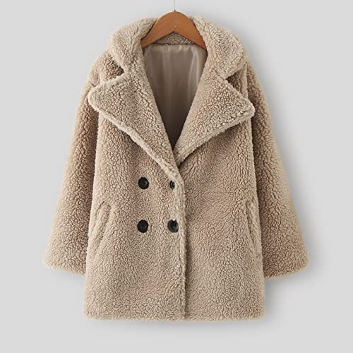 Baby Girls Faux Furry Teddy Long Coat Toddler Kids Winter Jacket Warm Outwear Fall Winter Clothes2