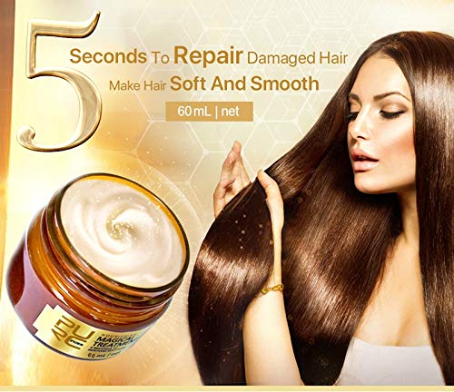 2019 New PURC Magical Treatment Mask 5 Seconds Repairs Frizzy Make Hair Soft Smooth 60ml Keratin Hair Treatment Hair Care