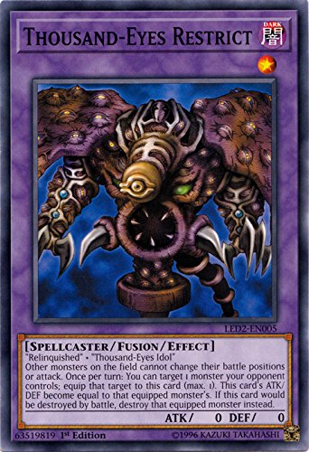 yugioh eyes restrict deck Amazon.com: Thousand-Eyes Restrict - LED2-EN005 - Common
