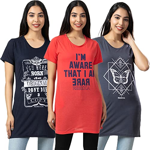 Image of Rosary Plus Size T Shirts for Women Combo (Pack of 3)