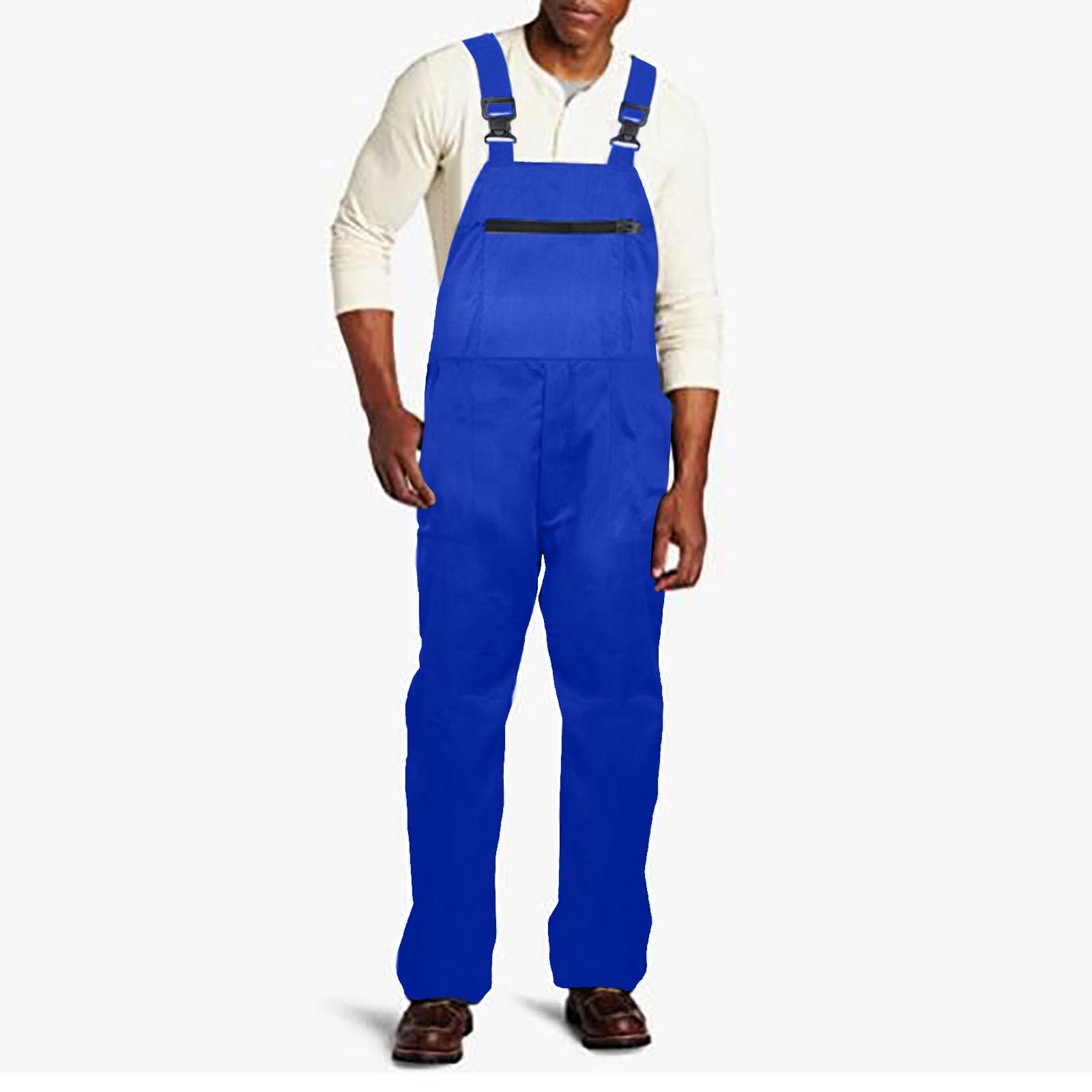 Generisch Salopette de travail en coton pour homme - Style japonais - Combinaison avec poches - Grande taille - Vêtements de travail - Technologie - Pantalon de travail basique - Réglable