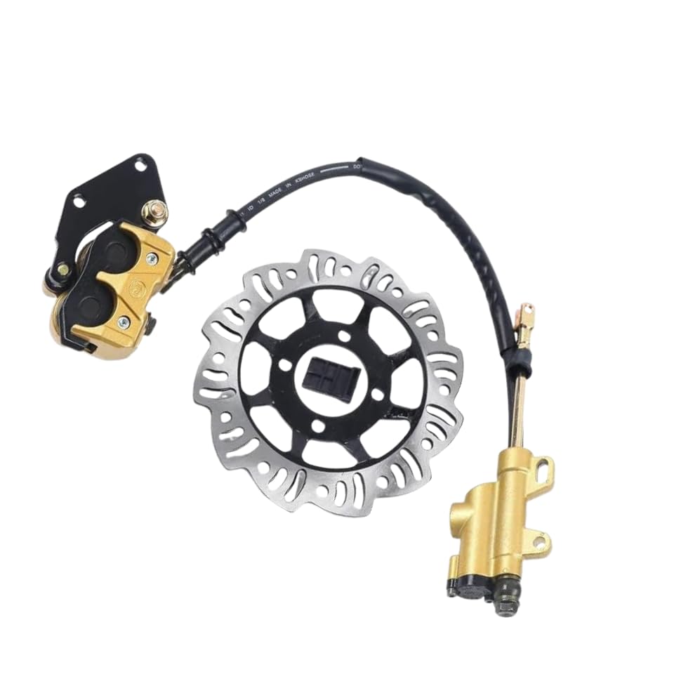 Kit de freins hydrauliques arrière en alliage d'aluminium Mini scooter roue arrière 49-125 cm3 4 temps Kit de freins arrière, gaz, scooter électrique Pocket Mini...