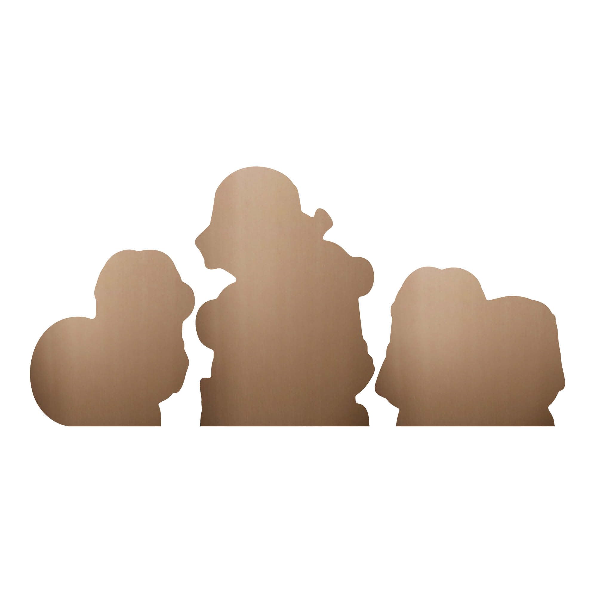 Star Cutouts SC4729 Minions - Tres pequeños Recortes de cartón para Estante Superior, Altura 27 cm