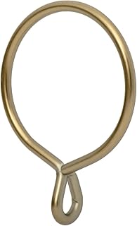 Ivilon Drapery - Anelli per tende con occhielli, 5,8 cm, in metallo, per ganci per...