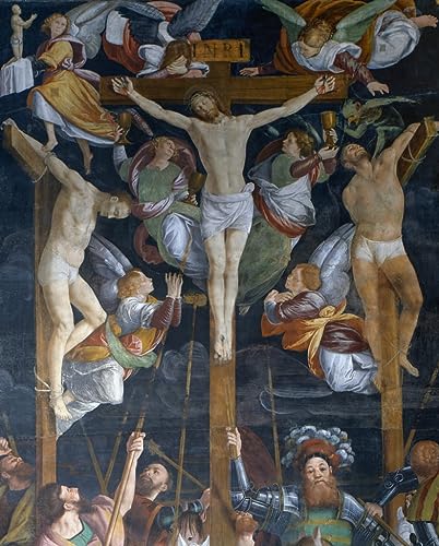 Affiche Toile haut de gamme de la Crucifixion, reproduction d'art célèbre pour musée privé