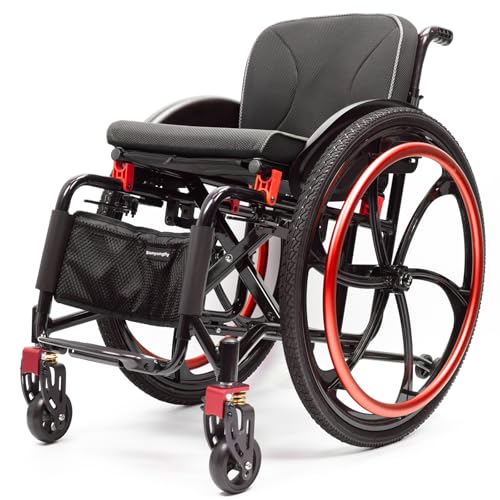 Sunyongfly X|[cԈ֎q܂ݎԈ֎q 26 C`ցAՌzOցAחe 100KG ׂ̂Ă̒n`A~jEԈ֎q(Seat width: 42cm,Red)