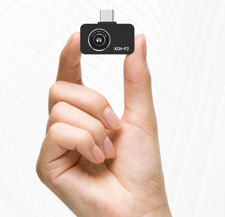 Miniatura 2 de TestHelper KCH-P2 Ultra Pequeño Mini Cámara Térmica Profesional Cámara Infrarroja Imager para Smartphones Android USB-C Tipo C Resolución 256X192,