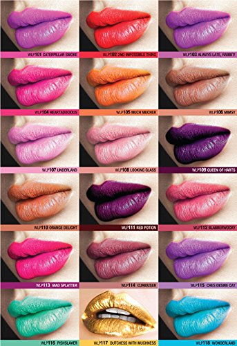 Amazon.com : 18pc JCat Long Lasting Wonder Lip Paint Lip Gloss