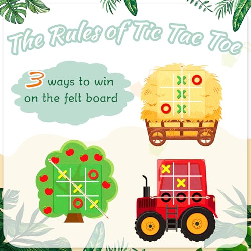 Wiwiqing 24 Pack Tic Tac Toe Farm Party Favors miniatura 4