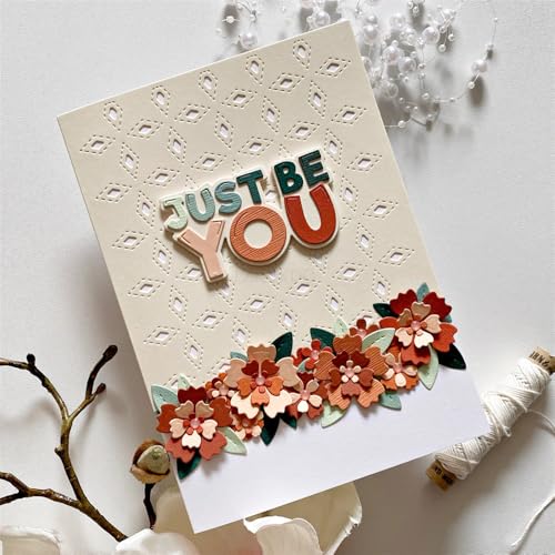 Wykrojniki z angielskimi słowami do tworzenia kart, Just Be You, metalowe wykrojniki do papieru, scrapbookingu, szablony do albumów, imprez, wesel, dekoracji, festiwali