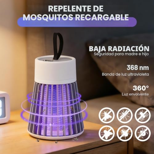 Mata mosquitos Buzzbug para camping y terrazas jardín sin picaduras 6