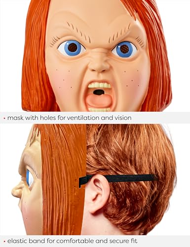Disfraz Chucky para niños talla grande miniatura 5