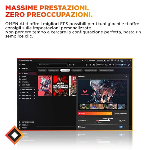 OMEN 16L TG03-0005sl, Desktop Gaming, Intel Core Ultra 7 265F, Intel Evo Edition, 32GB RAM, 1TB SSD, NVIDIA RTX 5060 8GB, Alluminio, 3 Mesi di PC Game Pass Inclusi, Windows 11, Bianco - PC Desktop - Immagine 8