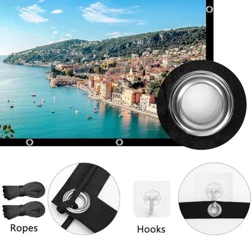 Pantalla Proyector Portátil 84 pulg 16:9 Plegable miniatura 2