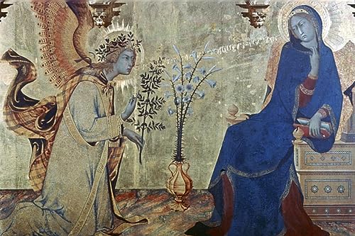 Pintura mural de Simone Martini para decorar el dormitorio con un estilo clásico
