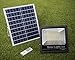 Luz Solar Exterior Mando a Distancia 100W, Foco Solar LED Luz Blanco...