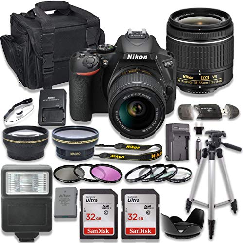 Nikon D5600 DSLR Camera with AF-P 18-55mm VR Lens + 2 x 32GB