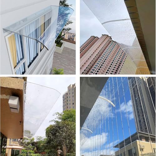 Toldo para ventana de porche resistente a impactos UV 200cm 8