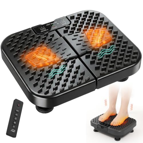 Snailax Vibration Foot Massager with Heat Remote Control for Tired Feet