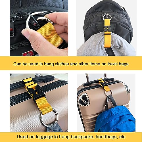 Image of 4 Pieces Luggage Nylon Straps Suitcase Belts to Attach Suitcase bumbag Extender Strap Adjustable Luggage Straps for suitcases