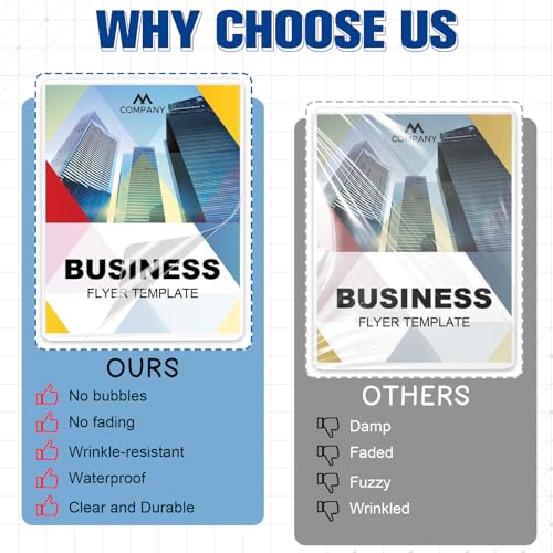 Image of 200 Pack 3 mil Lamination Pouches 5.5 inch x 8.5 inch Clear Half Page Laminating Pouches Photo Size Laminating Sheets Thermal Laminate Pouch for Menu Flashcards Sign Flyer Certificates