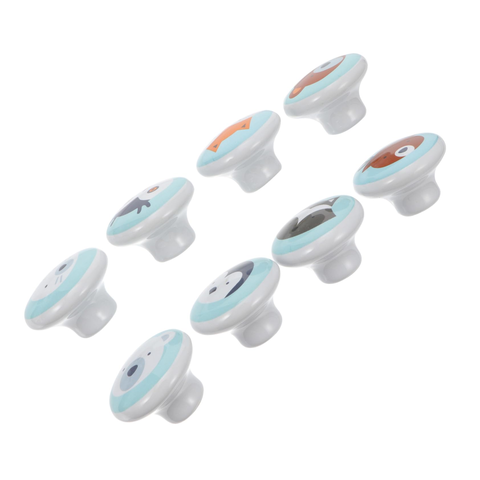 Dessin animé boutons de meuble céramique pour la décoration de chambre enfant