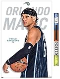 Trends International NBA Orlando Magic - Paolo Banchero Feature Series 23 Wall Poster, 34L x 22.4W, Poster & Clip Bundle