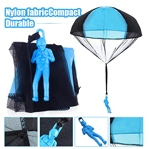 Fallschirm Spielzeug Kinder Fallschirmspringer Spielzeug, 5 Stück Fallschirmspielzeuge Kinder Hand Werfen Fallschirm… – Bild 4