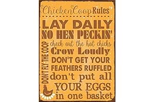 Chicken Joe Poster: Essential Coop Rules for Happy Hens
