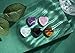 5 PCS Crystals Natural Heart Pocket Stones Polished Rose Quartz Amethyst Assorted Healing Crystals Palm Love Shaped 0.8