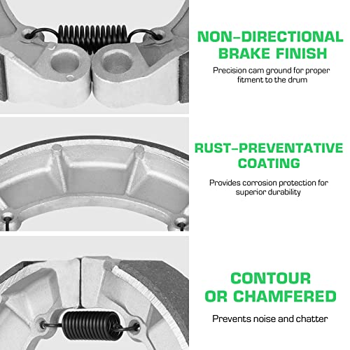 Youxmoto Rear Drum Brake Shoes For Honda Rubicon Fourtrax Foreman Trx 500 Fa Fga Fe 4X4/ Trx500Fm Fpe Fpm Fpa Fpe/ Cb700Sc Vf700C Vf750C Pc800 #TOP3