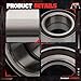 MAYASAF 511041 Front Wheel Hub and Bearing Assembly Compatible for Mercedes-Benz ML320 2007-2009,ML350 2006-2011,ML450 ML500 ML550 GL320 GL350 GL450 GL550