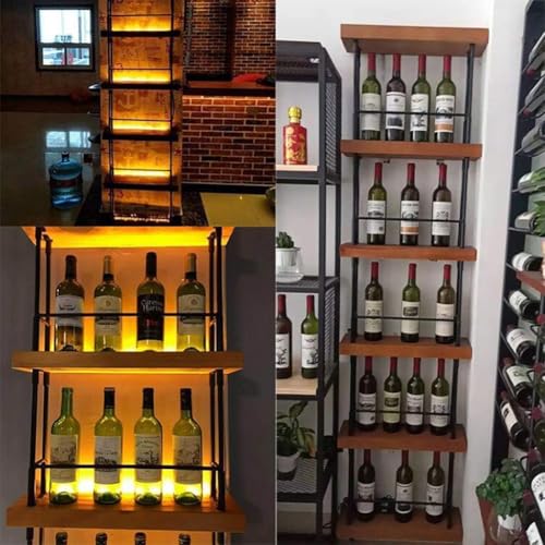 Soporte de vino independiente multi-capa estilo nórdico miniatura 6