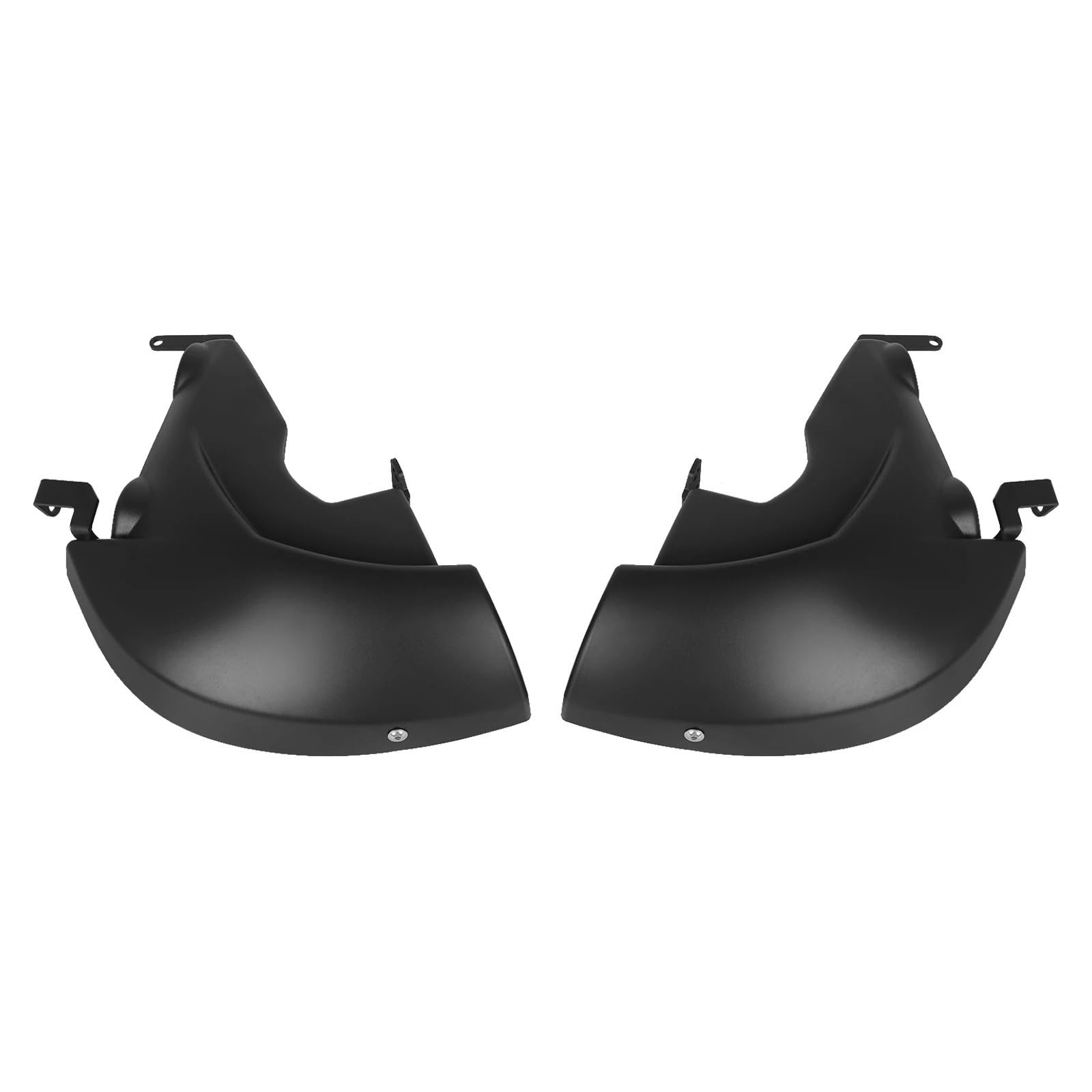 Compatible con kit conductos refrigeración pinza freno delantero | Enfoque el flujo de aire en las piezas del freno for reducir el calor durante el frenado continuo.(Black)