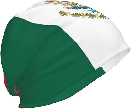 Miniatura 4 de ROSIHODE Lindo gorro de calavera con bandera para hombres y mujeres gorro de invierno de punto cálido suave elástico para uso diario