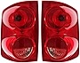 JP Auto Compatible with Dodge Dakota Tail Lights Lamps Set 2005 2006 2007 2008 2009 2010 2011 Driver and Passenger Side