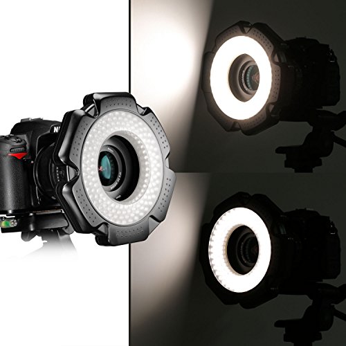 Neewer R-160 160 Pieces 5600K 10W Mini LED Macro Ring Light with 6