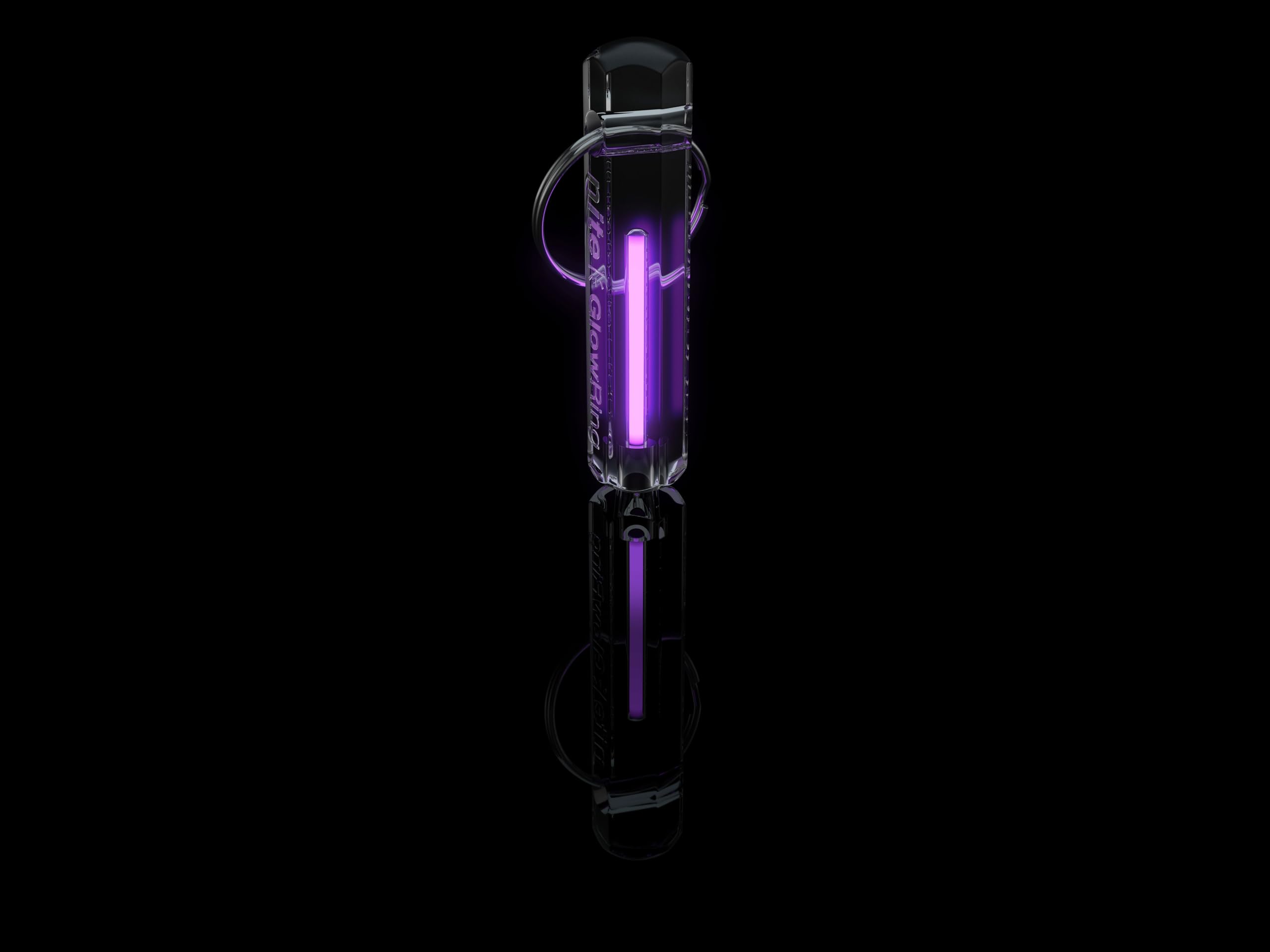 Clear Nite GlowRing Self-Luminous Safety Marker | 10+ Years Glow | Compact, Water-Resistant for Equipment and Personal Asset Marking (Purple)