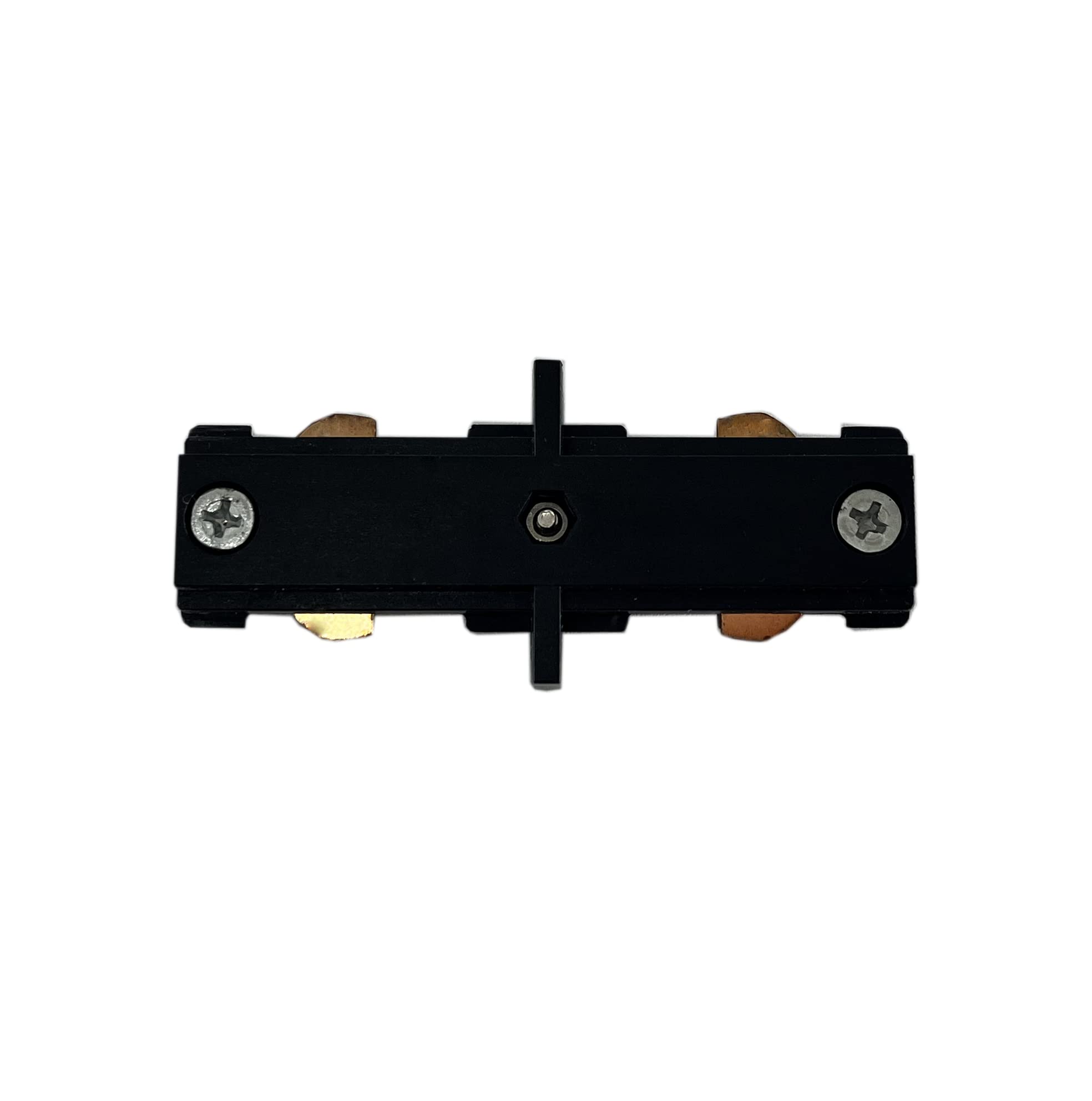 Track Lighting H Track Single Circuit 3-Wire Track Connector(I Connector Black)