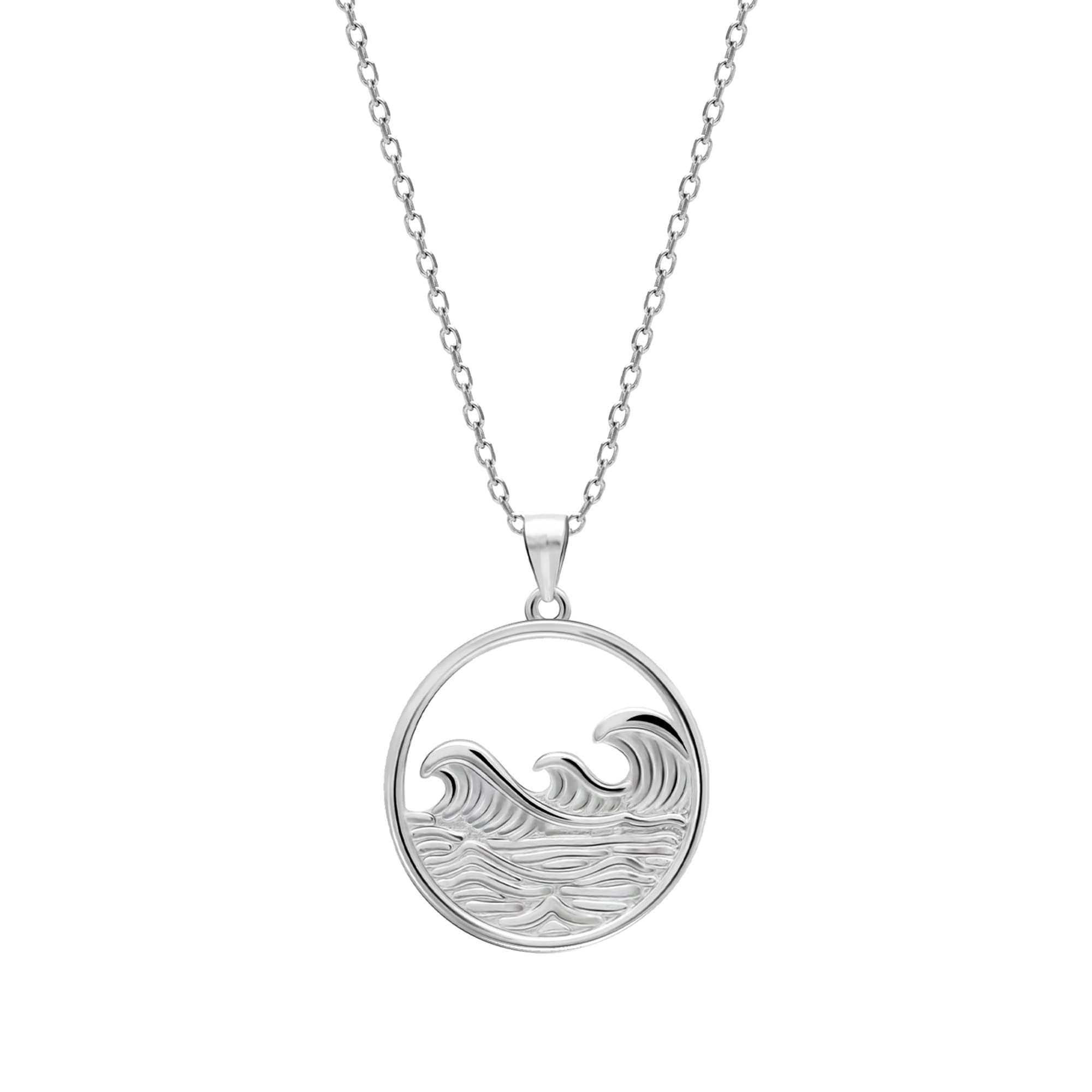 GIVA925 Sterling Silver Sphere Ocean Pendant | Gifts for Girlfriend, Gifts for Women and Girls |With Certificate of Authenticity and 925 Stamp | 6 Month Warranty*